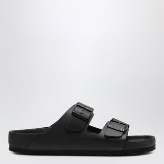 Birkenstock Slide Arizona nera in EVA in pelle naturale