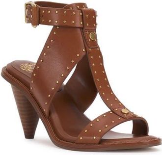 Vince Camuto Faunie T-Strap Sandal in Whiskey at Nordstrom, Size 6.5
