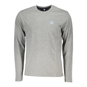 North Sails Long Sleeve Tops, male, Gray, Size: 2XL Long Sleeve T-Shirt