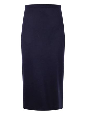 Harris Wharf London Women Midi Skirt Superfine Merino