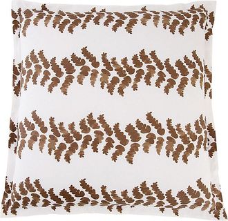 Ballard Designs Pierre Wavy Stripe Sham - Brown - Standard - Ballard Designs