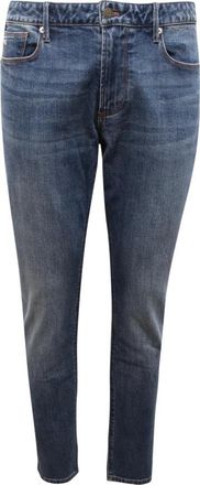 Armani Slim Fit Denim Broek - Heren - Slim Fit Jeans - Blauw - W40 - Denim - Jeans