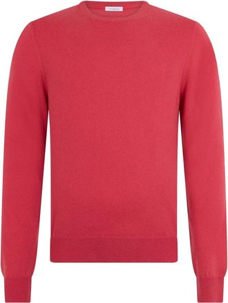 Malo Trui met ronde hals - Heren - Ronde hals truien - Rood - 3XL - Kasjmier - Truien & Vesten