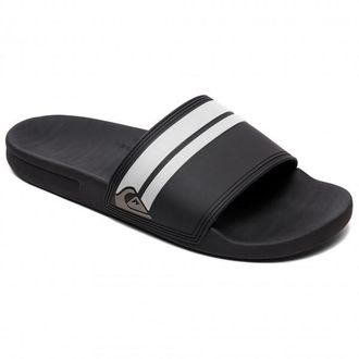 Quiksilver Rivi Slide Sandalen f&uuml;r Herren | schwarz/grau