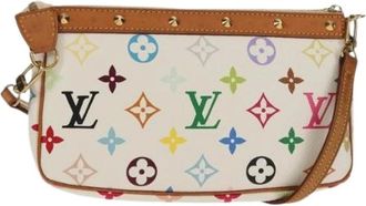 Louis Vuitton Pre-owned Shoulder Bags, female, White, Size: ONE SIZE Pre-owned Vintage Shoulder Bag