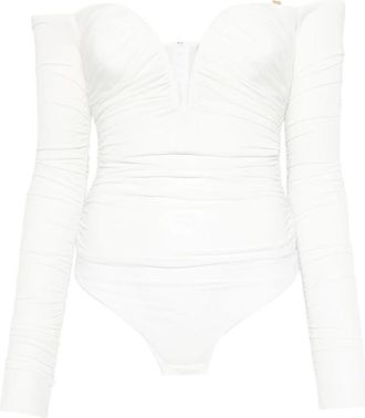 Elisabetta Franchi V-neck Gathered Top