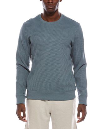 Onia Heavyweight Waffle Crewneck Sweatshirt