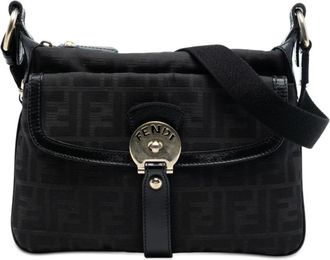 Fendi Pre-owned Cross Body Bags, female, Black, Size: ONE SIZE Pre-owned Shoulder Bag with Adjustable Strap