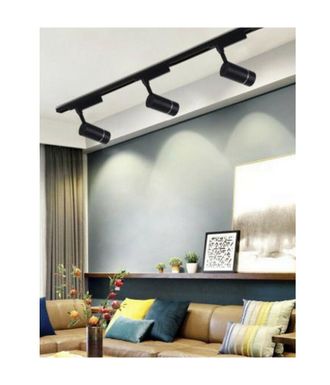 Trade Shop Trade Shop - Proyector De Carril Luz 30w Led Cob Luz 6500k 3000k 4000k Negro Foco F30w-07h