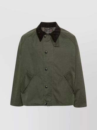 Barbour relaxed fit wax jacket