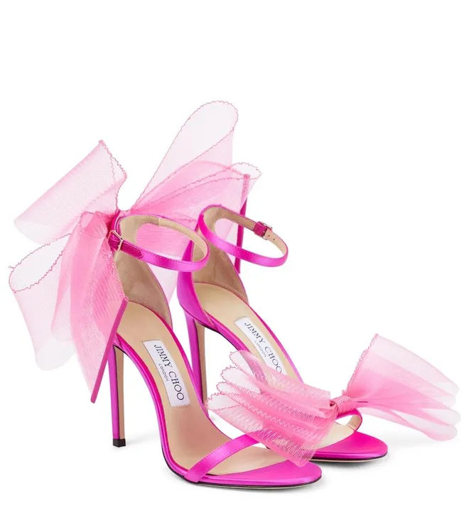 Aveline 100 bow-trimmed sandals
