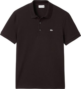Lacoste Heren Piqué Stretch Slim Poloshirt (Zwart)