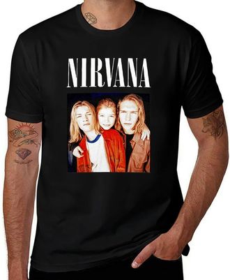 Generic Funny Nirv.a.n.a Hans.o.n Mashup 90s Pop Punk Band Fan,Mens T-Shirt Black-Style 4XL