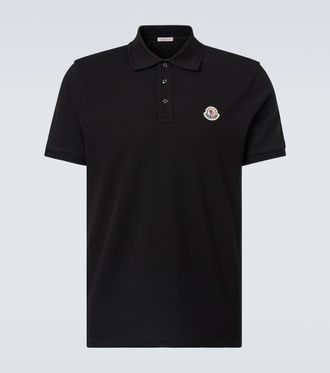 Moncler Logo cotton pique polo shirt