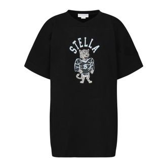 Stella McCartney Dames, Tops, Zwart, Maat: XS Katoen