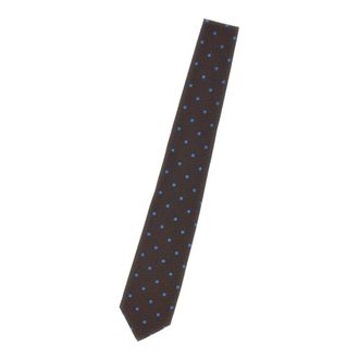 Barba Ties, male, Brown, Size: ONE SIZE Jacquard Effect Tie