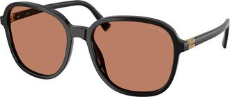 Miu Miu MUB01SF Asian Fit 16K90Q Womens Sunglasses Black Size 58