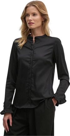 Mos Mosh MMMattie Shirt - Dames - Overhemden - Zwart - XS - Katoen - Overhemden