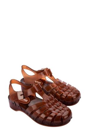 Melissa x Scholl Possession Pescura Ankle Strap Platform Fisherman Sandal in Brown at Nordstrom, Size 10