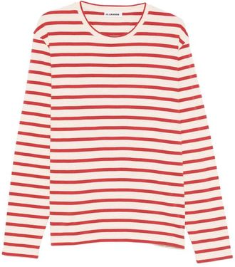 Jil Sander Striped-pattern Long-sleeve T-shirt