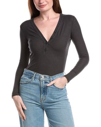 James Perse Jersey Henley Top