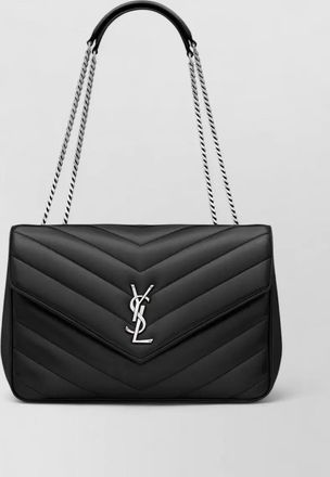 Saint Laurent loulou large lambskin chain shoulder bag