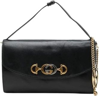 Gucci Pre-owned Borsa a Spalla in Pelle Zumi - - Pre-owned - Donna - Nero - ONE SIZE