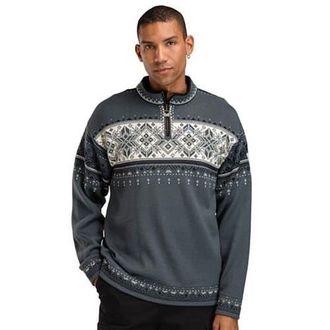 Dale of Norway Blyfjell Sweater - Mens in Steel/off White/navy at Nordstrom, Size Small