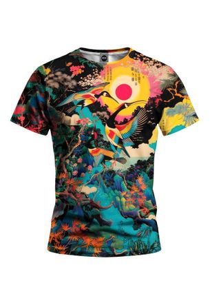 Mr. Gugu & Miss Go Japanese Heron T-shirt