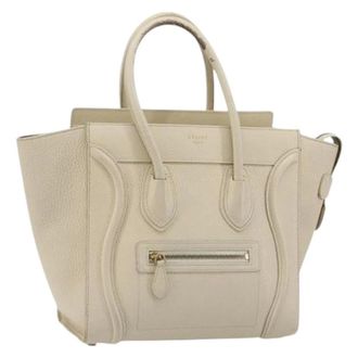 Celine Pre-owned Handbags, female, Beige, Size: ONE SIZE Pre-owned Vintage Tote Bag