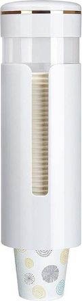 No Brand Dispensador De Vasos Para Enfriador De Agua - Montaje En Pared - Blanco