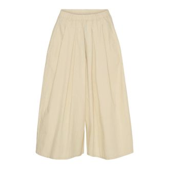 Notyz Notyz, Broeken, Dames, Beige, L, Katoen, Wijde Broek