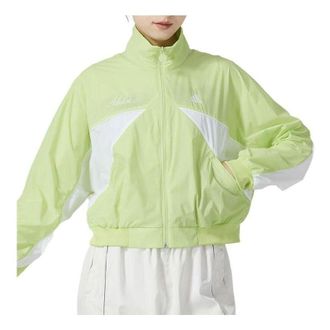 adidas (WMNS) adidas RCO Woven Jackets Green White IP7101