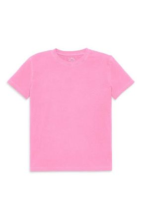 primary Womens Fit Easy Crewneck Tee in Garement Dye Pink Lemonade at Nordstrom, Size Xx-Large