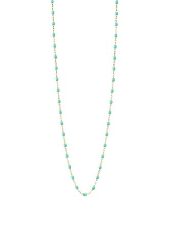 Gigi Clozeau 18K yellow gold necklace - women - Resin/18kt Yellow Gold - One Size - Blue