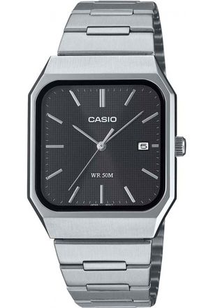 Casio MTP-B185D-1AVEF Mens Collection Watch - Silver - One Size