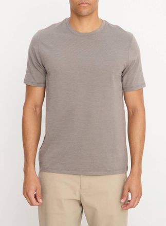 Vince Short Sleeve Crewneck T-Shirt In Smoke