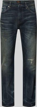 Boss Orange by Hugo Boss BOSS Orange Slim Fit Jeans aus Baumwoll-Mix Modell DELAWARE BO IMAGE in Jeansblau, Gr&ouml;&szlig;e 30/32