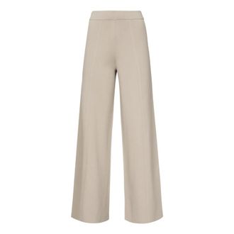 Max Mara Broeken, Dames, Beige, L, Beige Broeken Assiro