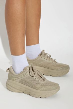 Hoka One One Bondi 7 Sport Shoes, Womens, Beige