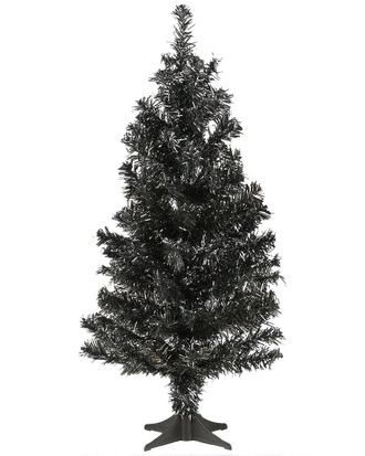National Tree Company Discontinued National Tree Company 2 Ft. Tinsel Tree-Black