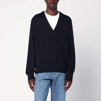 Ami Navy blue Ami De Coeur cardigan