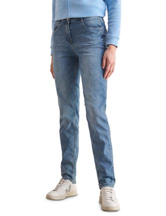 Cecil Womens Style Toronto 1-knopf 59 Slim fit Jeans, Authentic Used wash, 30W x 30L