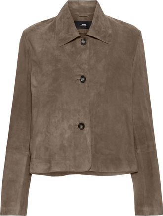 Arma Emy jacket - women - Calf Leather - 36 - Green