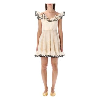 Zimmermann Mujer, Vestidos, Blanco, Talla: S