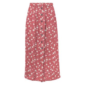 Only Midi rok met bloemenprint