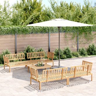 vidaXL Set De Sof&aacute;s De Palets De Jard&iacute;n 5 Pzas Madera Maciza De Acacia Vidaxl