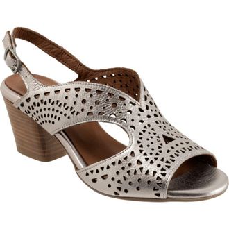 Bueno Caroline Slingback Sandal in Dark Silver at Nordstrom Rack, Size 10.5-11Us / 42Eu