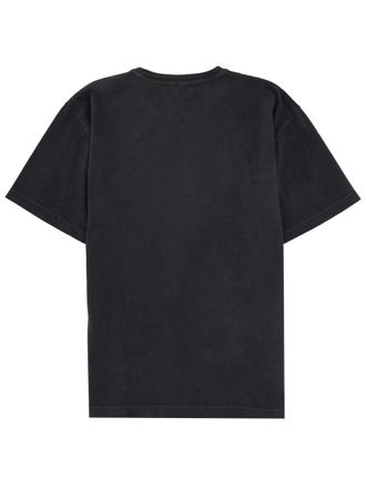 T Alexander Wang Logo Cotton T-Shirt - Black