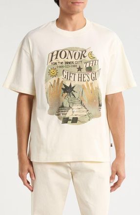 Honor The Gift Gift Hes Given Graphic Cotton T-Shirt in White at Nordstrom, Size Xx-Large